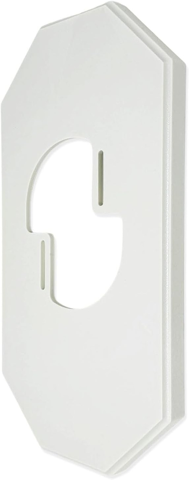 IMBA-8100LP-1 White Vinyl Mega Siding Plate Cover, Trade Size 13-1/2" x 7.12" fo