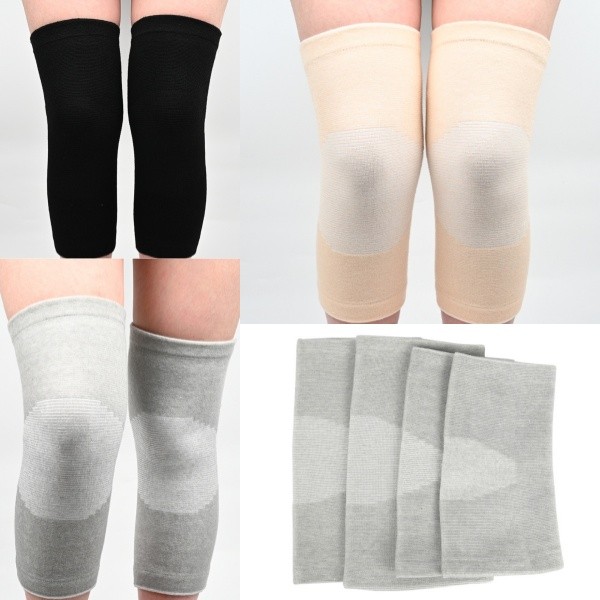 A Pair Thin style One Compress Bamboo Knee Brace New motion
