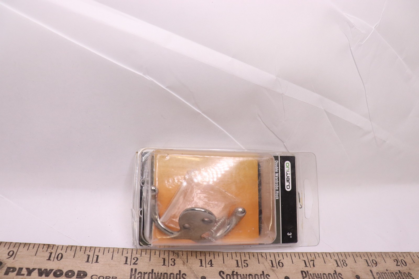 Onward Double Arm Utility Wardrobe Hook 6 x 12.5 mm Hole Spacing 2235NBR