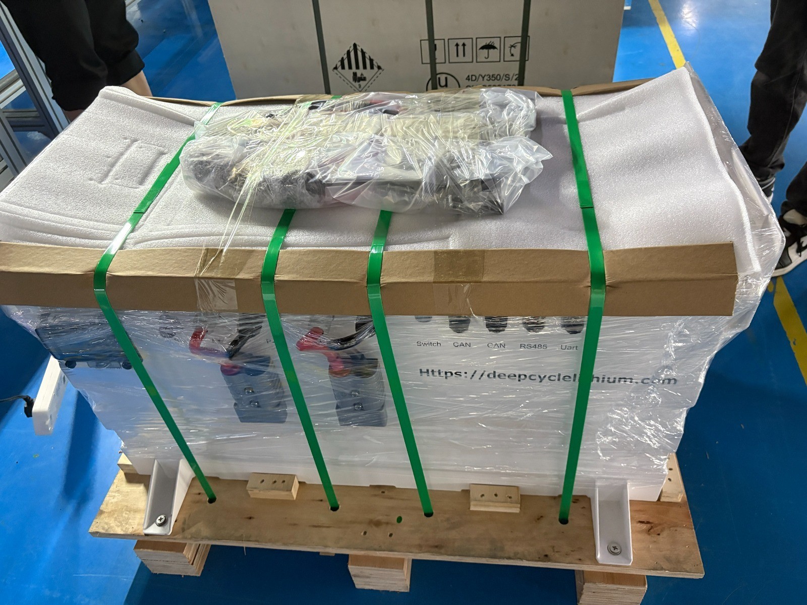 Lithium battery pack for dc solar trailer - 51.2V 608ah 31.2Kwh - Plug & Play