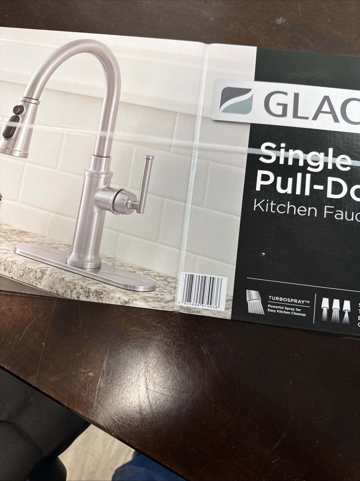 kitchen faucet  , New, Glacier Bay, Stainless Steel