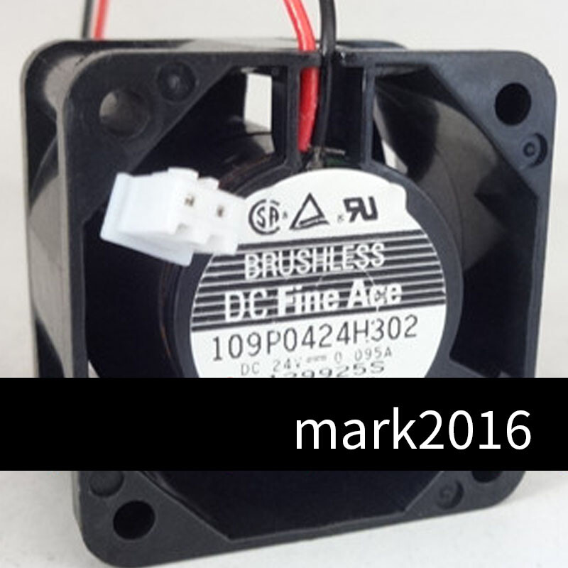 109P0424H302 4028 4cm 40*40*28MM DC 24V 0.095A  2 Wires For Inverter Cooling Fan
