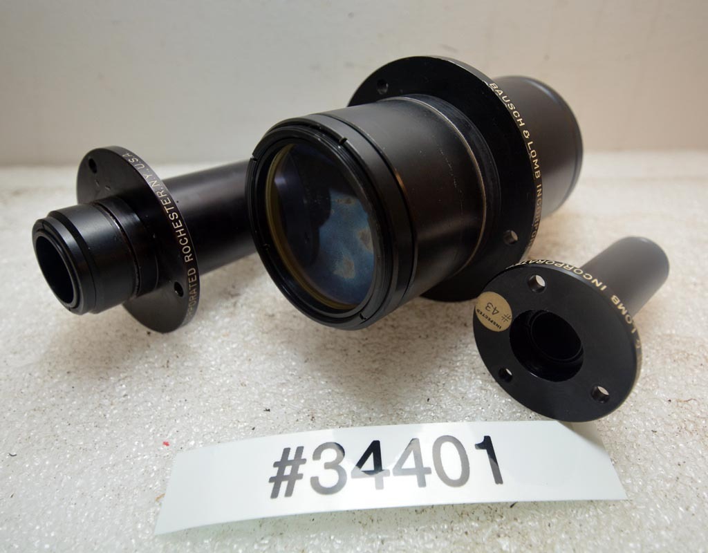 Lot of Three Bendix Model 20 Comparator Lenses (Inv.34401*)