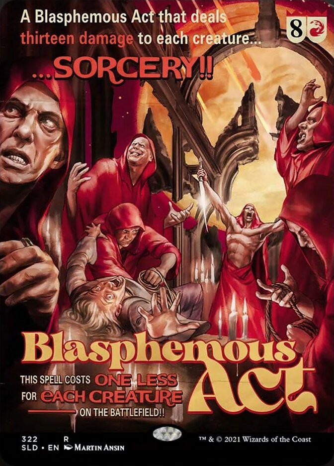 Blasphemous Act [Secret Lair Drop Series] Foil Near Mint MTG