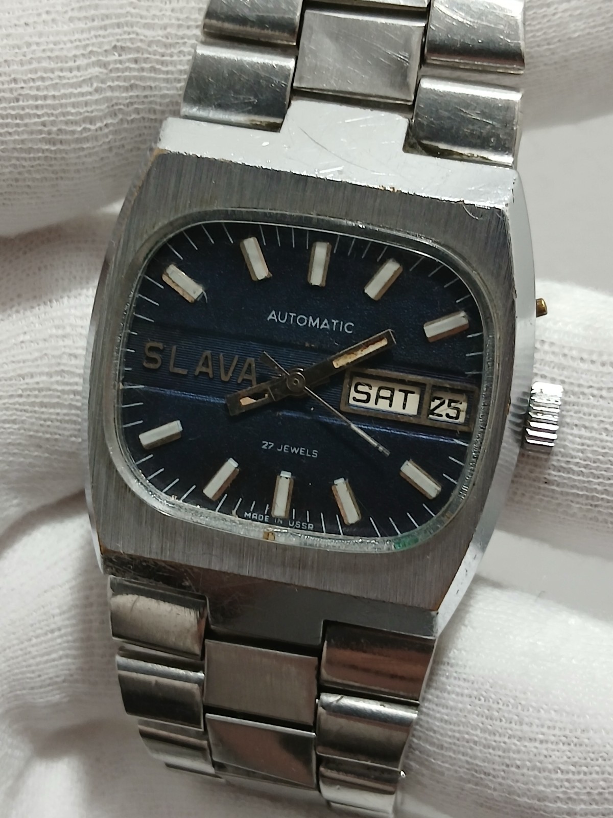 Rare wristwatch of the USSR Slava, works, , self-winding.original