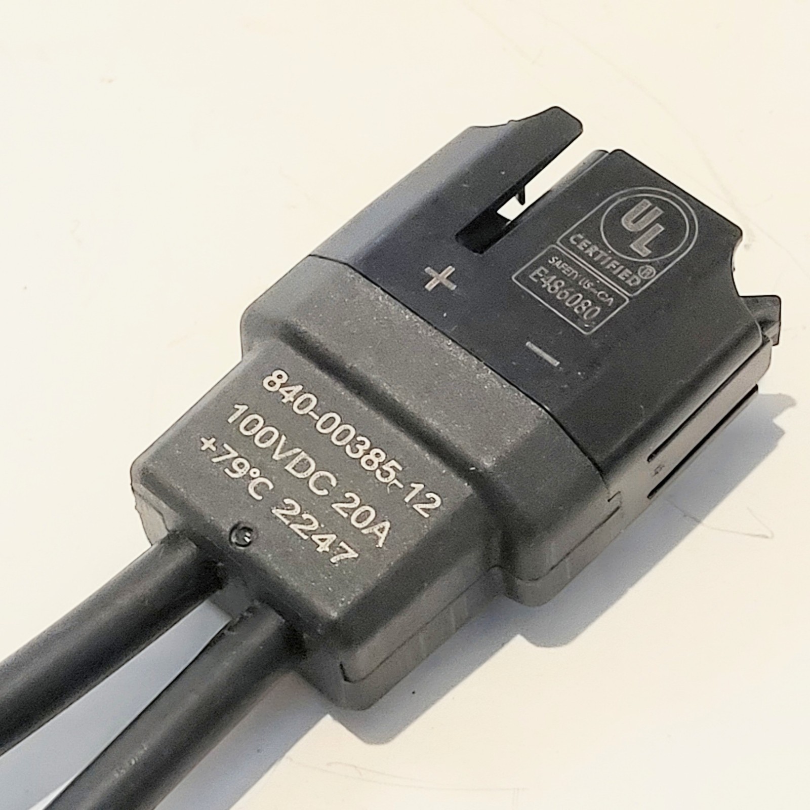 Enphase Microinverter DC 840-00385-12 Connector Cable Black
