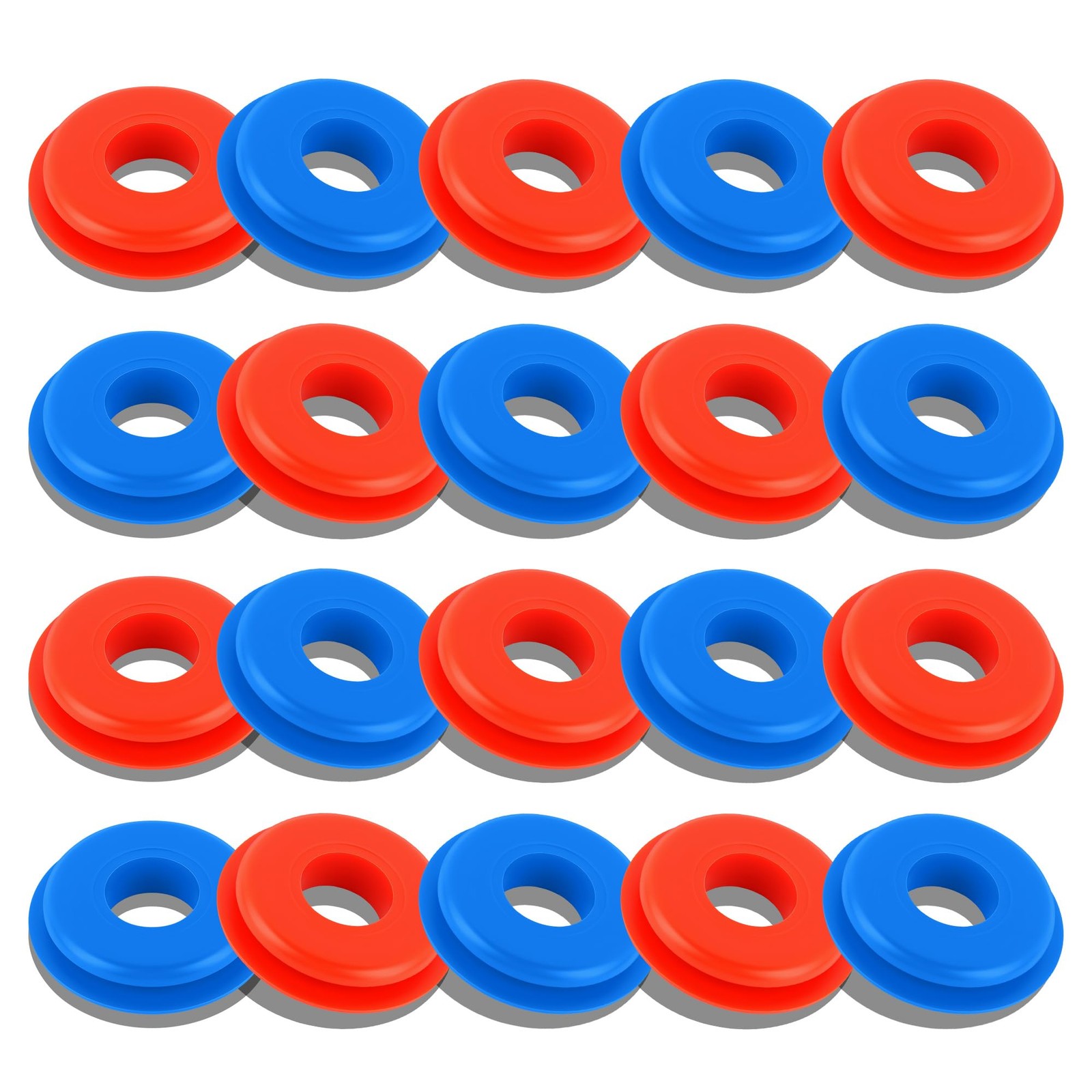 20PCS Glad Hand Seals for Glad Hand Air Hose,Rubber Gladhand Seals of Semi Truck