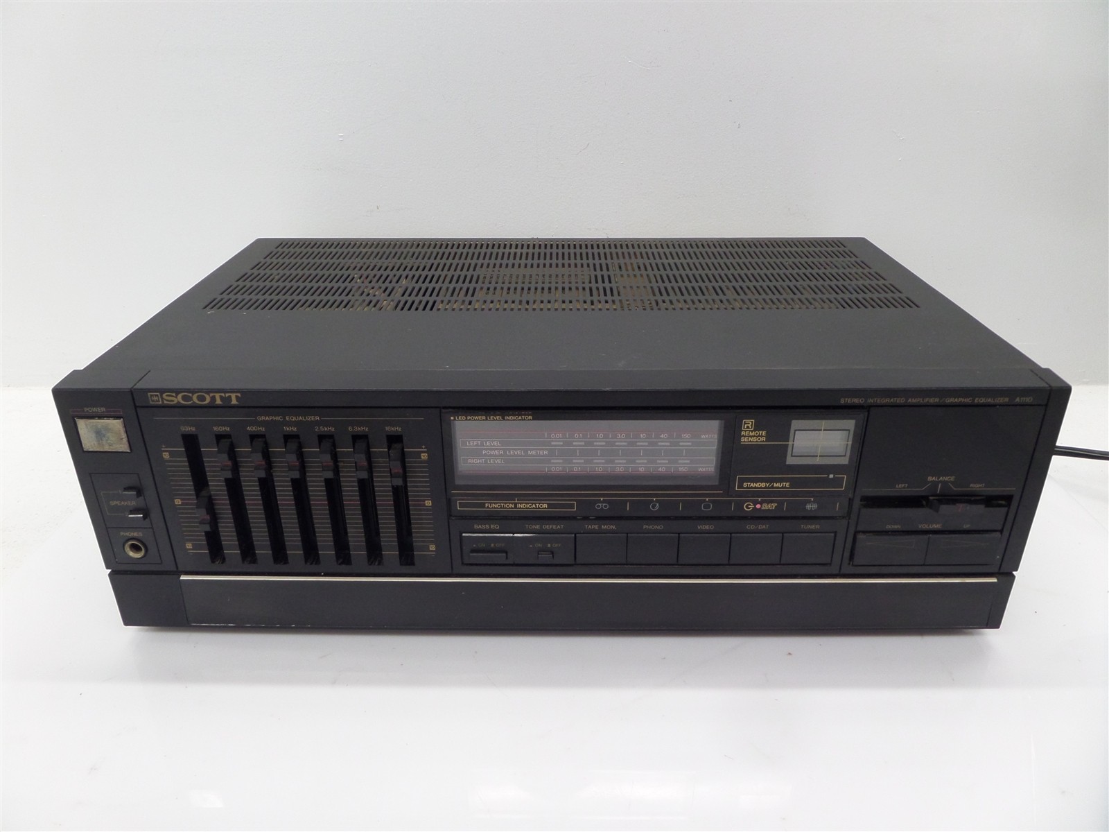 Vintage Scott A1110 Stereo System Graphic Equalizer