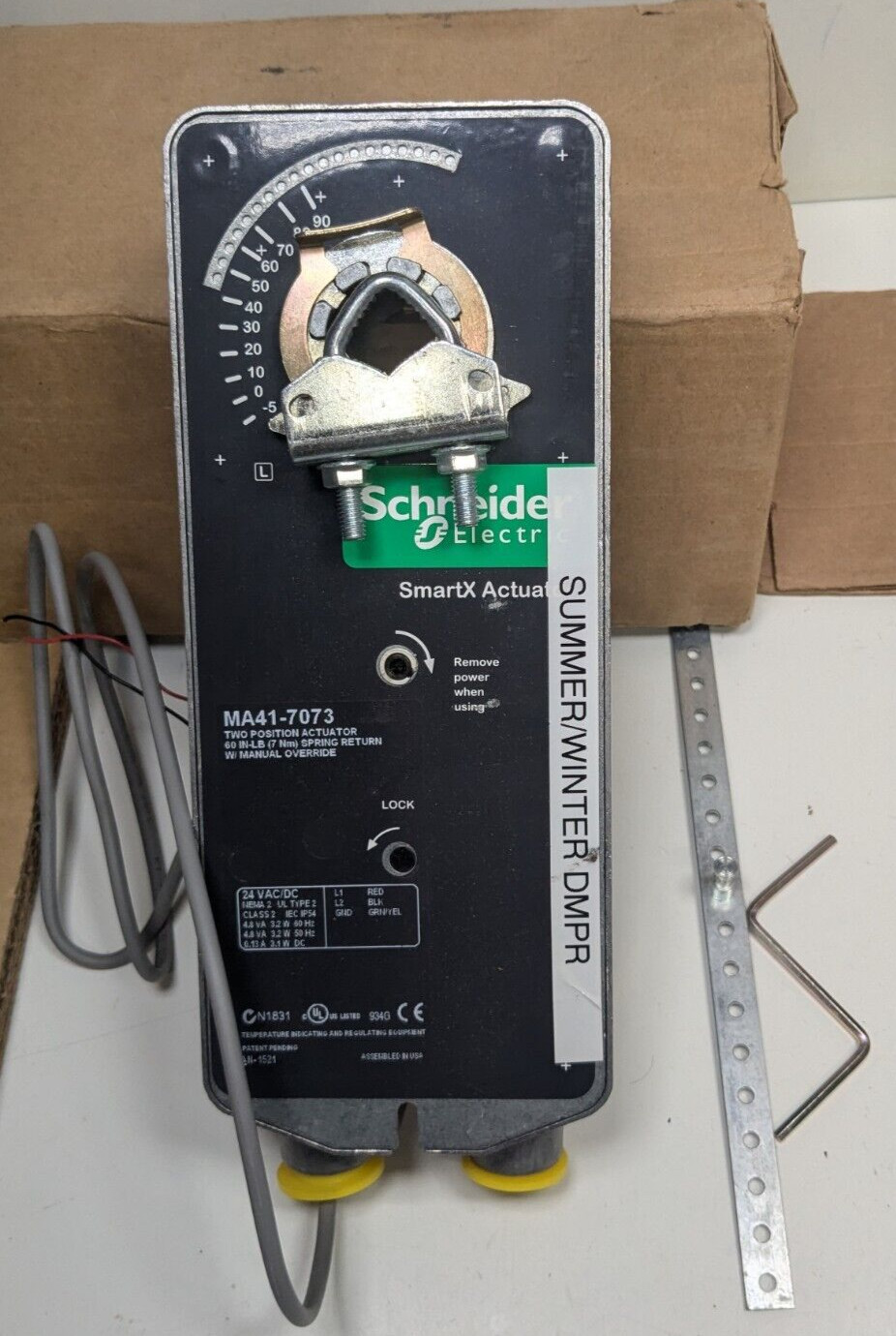 SCHNEIDER SmartX MA41-7073 TWO POSITION ACTUATOR 24VAC/DC