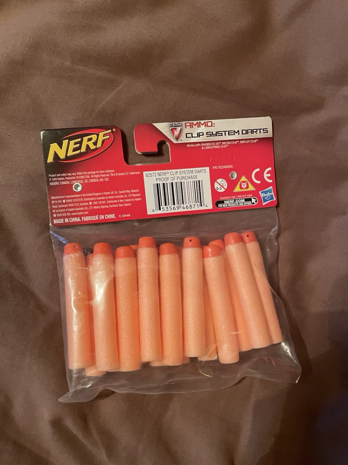 NERF N-Strike 16 Blaster Darts Ammo Refill Pack NEW SEALED