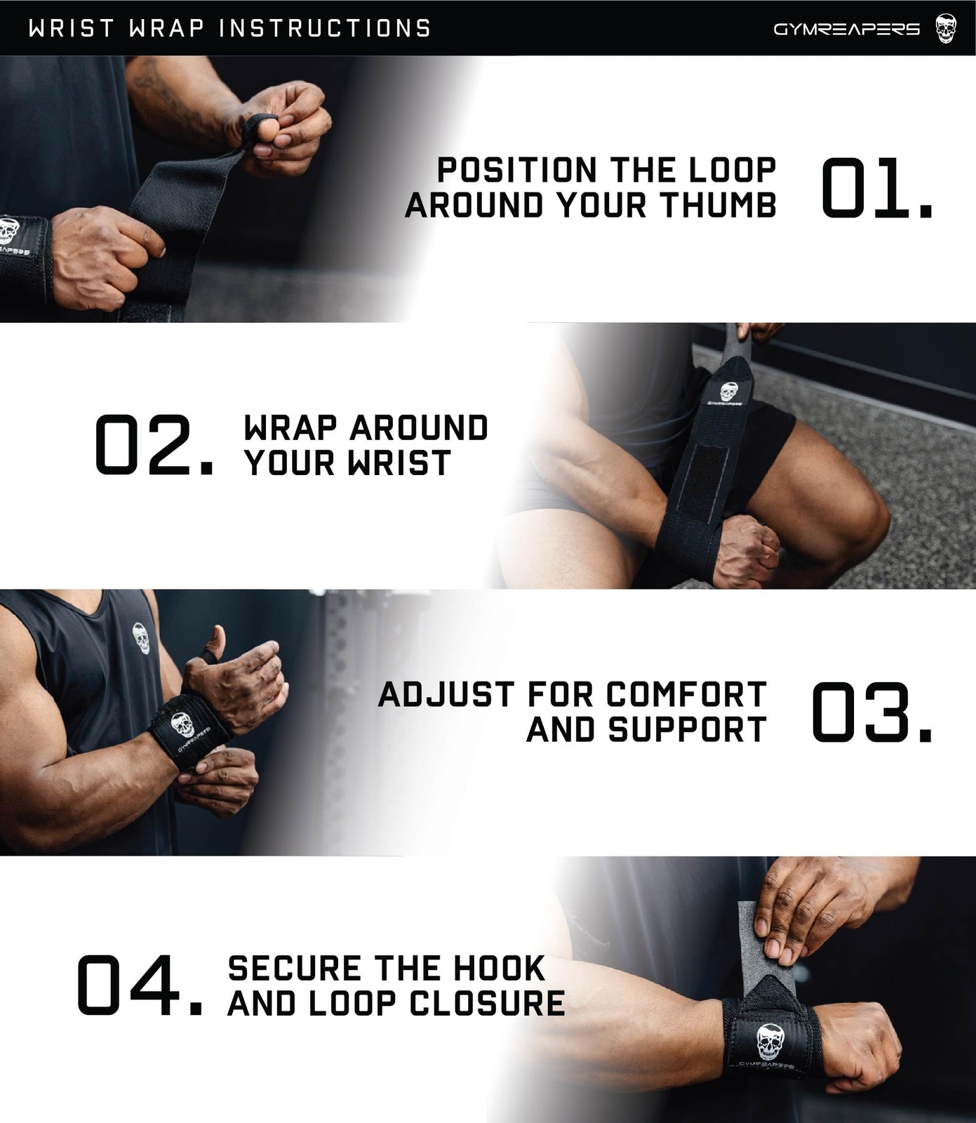 Weightlifting Wrist Wraps (IPF Approved) 18" Professional Quality Wrist Suppo...