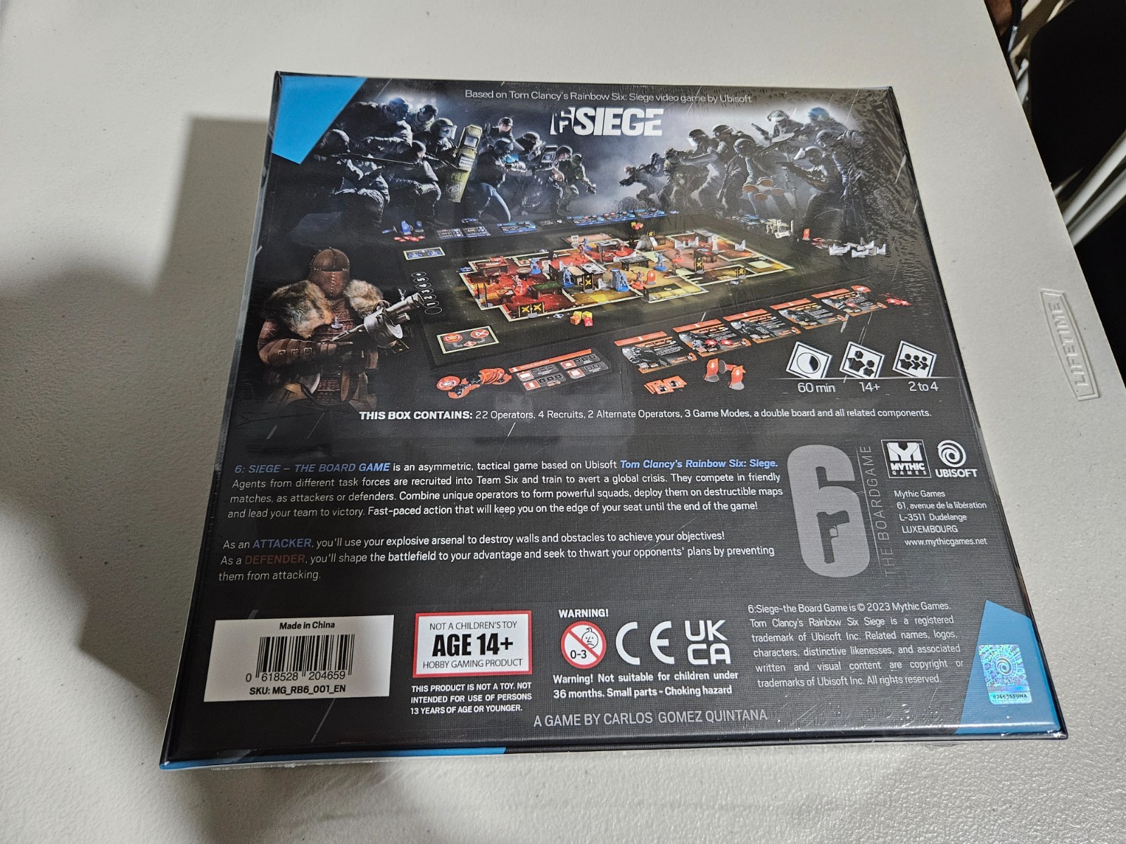 6 Siege Board Game - Core Box Kickstarter Brand New