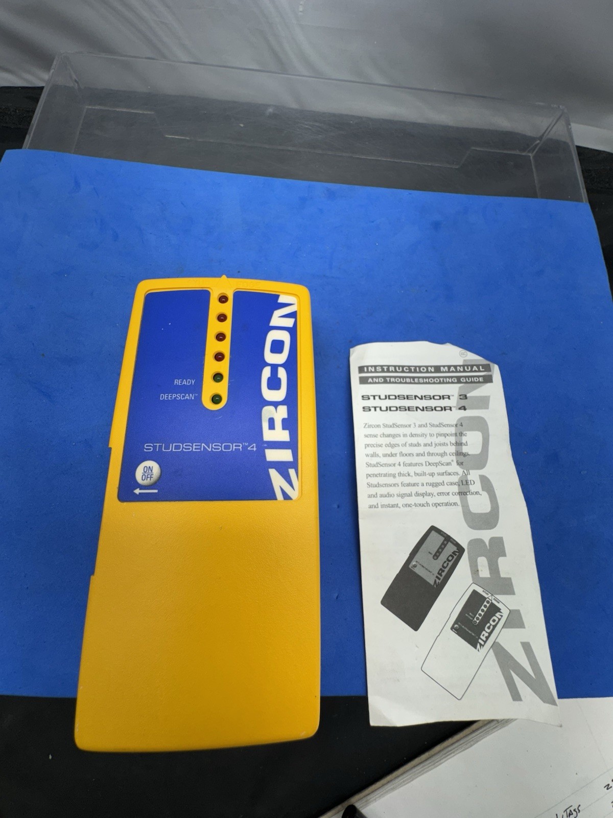 Zircon Studsensor “4 W/ Paperwork No Battery -Works Tested