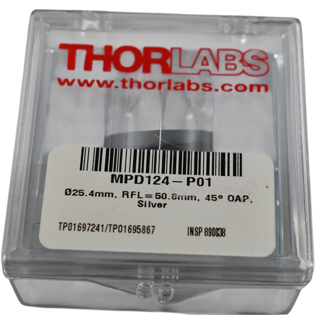 NEW Thorlabs MPD124-P01 45 Off Axis Parabolic Mirror Protected Silver 25 4mm