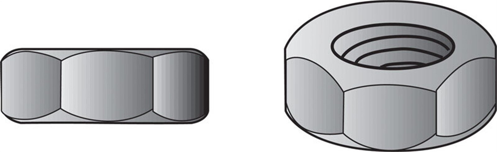 Hillman 7150021 Corrosion Resistance Zinc-Plated Steel USS Hex Nut 5/8 in.