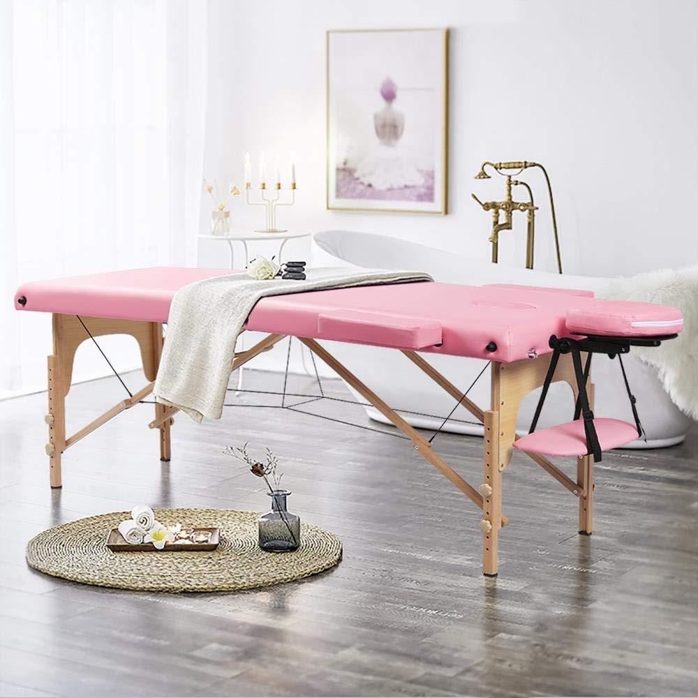 Portable Massage Table Massage Bed Spa Bed Therapy Table Height Adjustable Bed