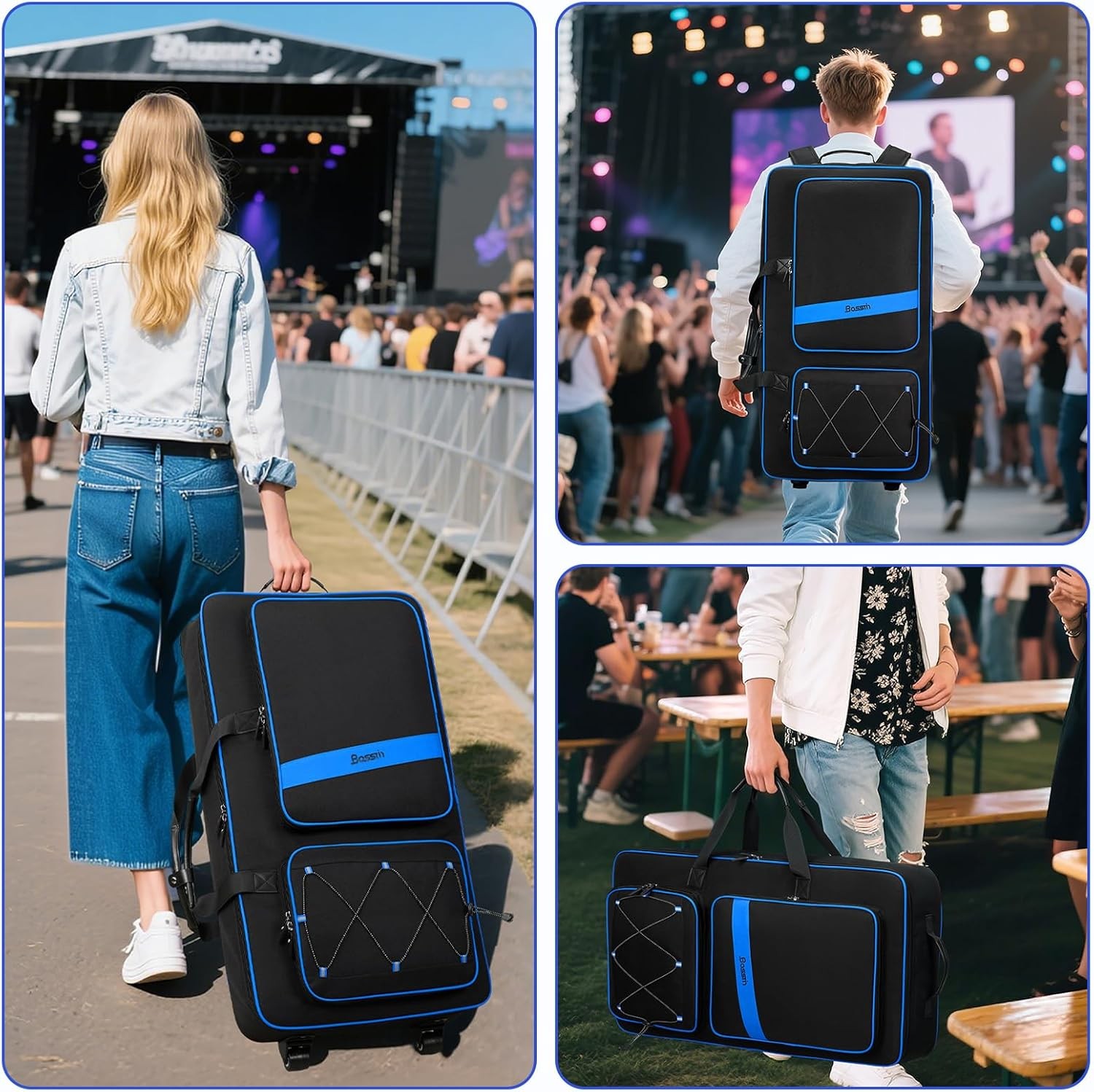 DJ Controller Case with Wheels Compatible with DDJ FLX10 /1000 /FLX6 /REV7 /REV5