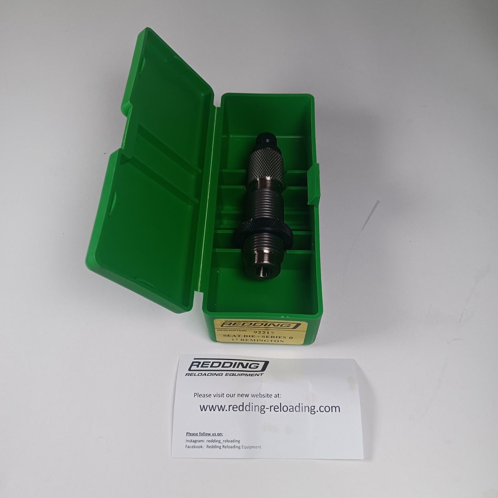 Redding Reloading Seat Die Series B 17 Remington. #92217 NIB