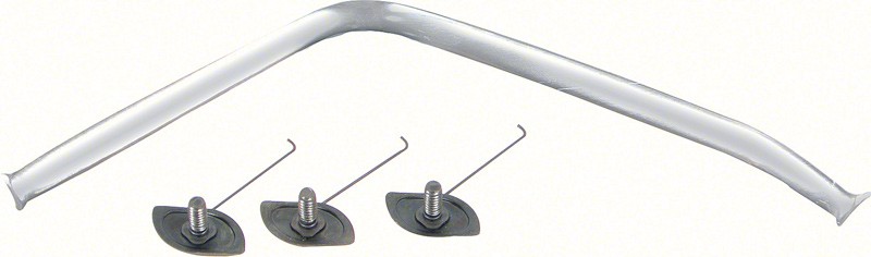 1970 Challenger Rear Quarter Extension Molding ; with Hardware ; RH