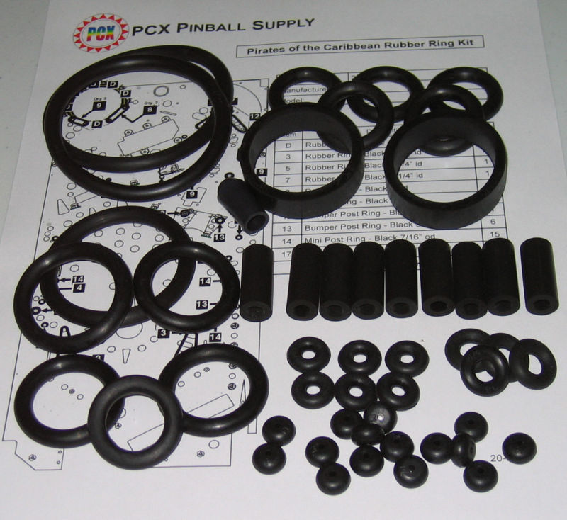 2006 Stern Pirates of the Caribbean Rubber Ring Kit