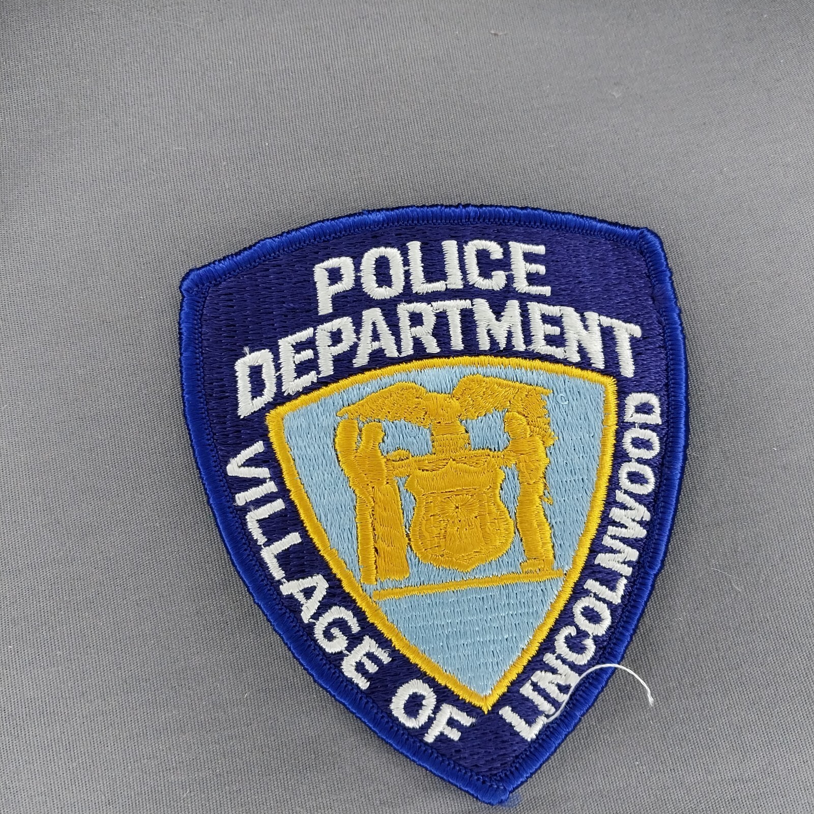 Village of Lincolnwood Police IL Illinois 4 3/4" Heavy Shoulder Patch