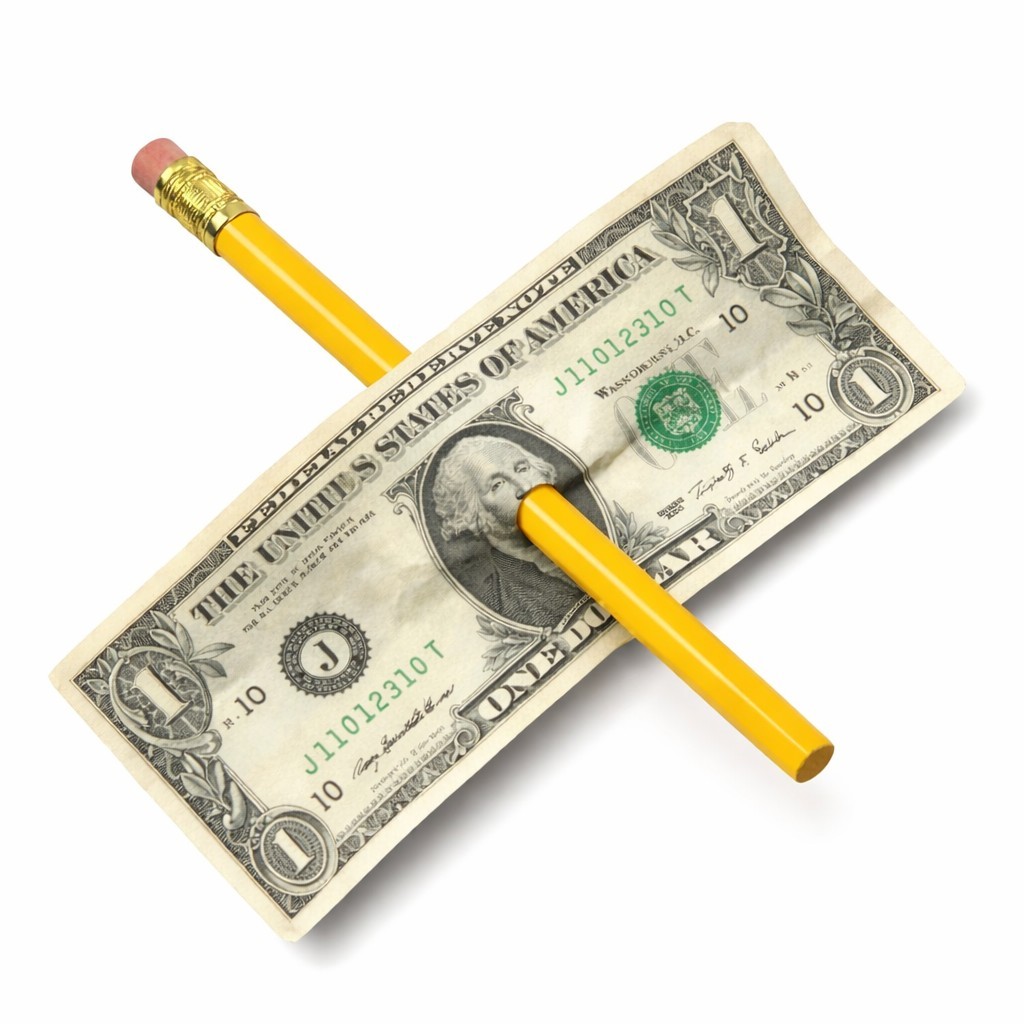 Pencil Through Dollar Bill Magic Trick - Penetrating Illusion - Gimmick Pencil