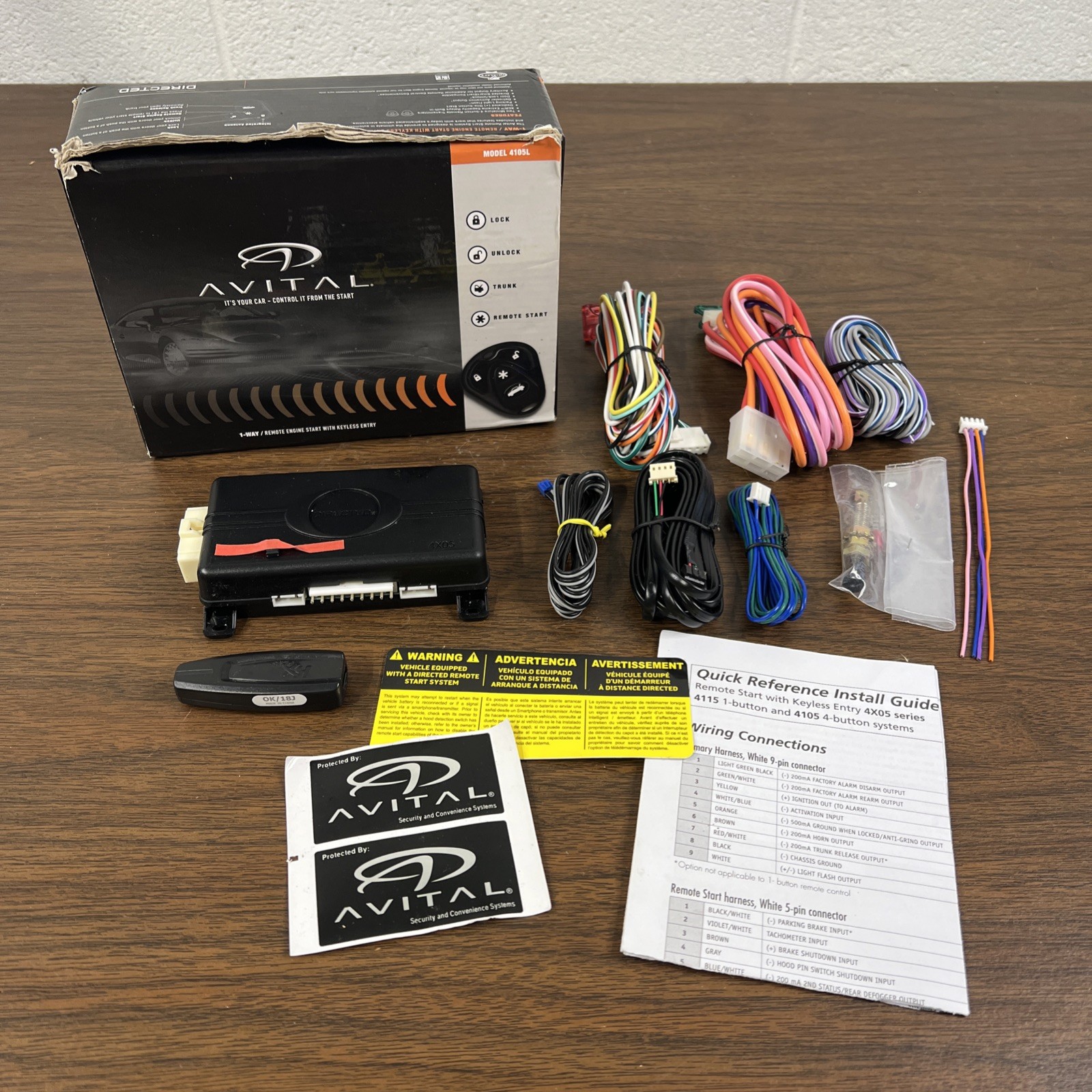 DEI Viper 4115V Avital 4105L 4115A 4113 4103 Remote Start System - ⚠️ NO Remote