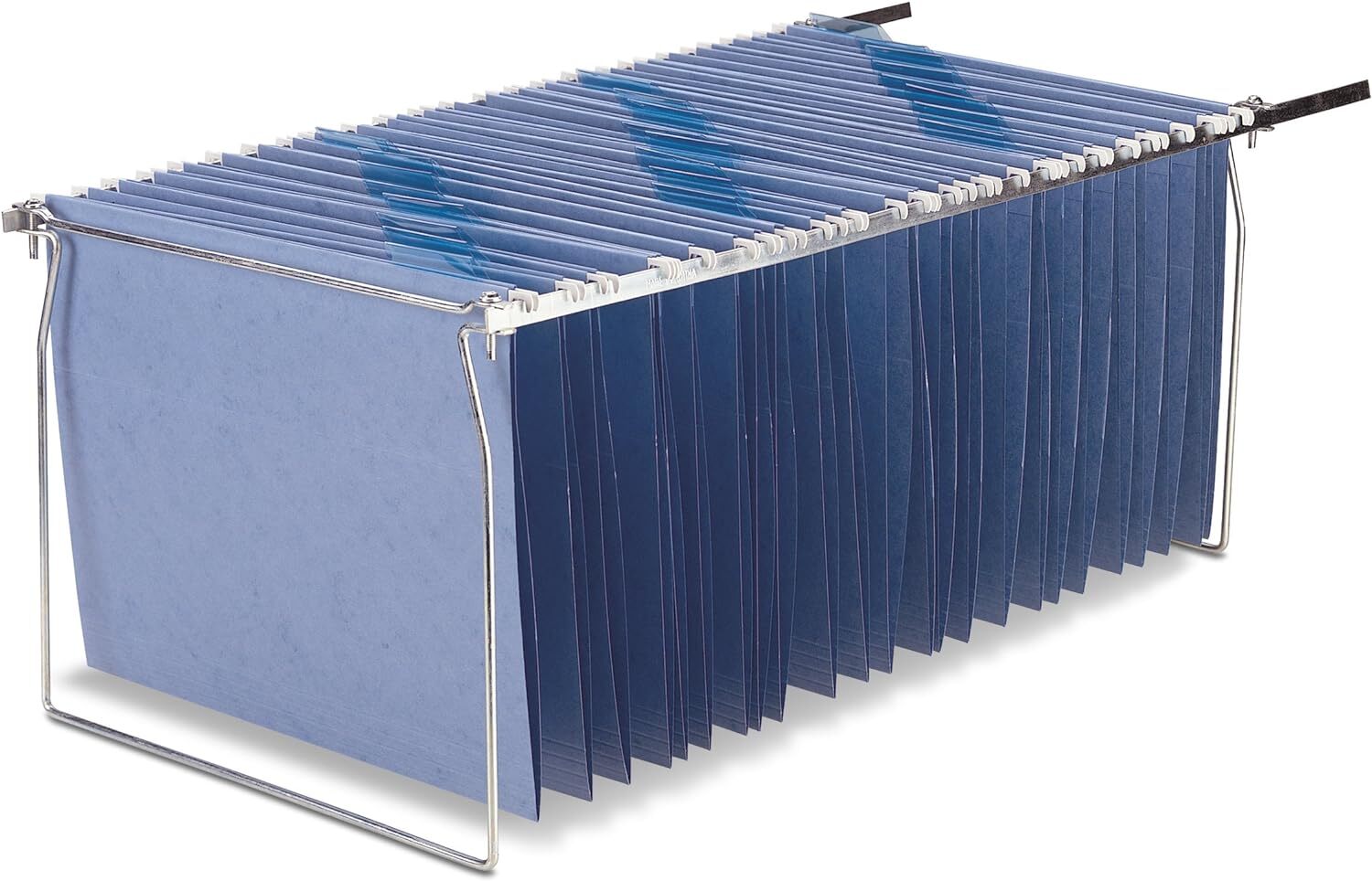 Silver Heavy Duty File Folder Frames Pack Of 2 For Home Office 14 To 18 Inch