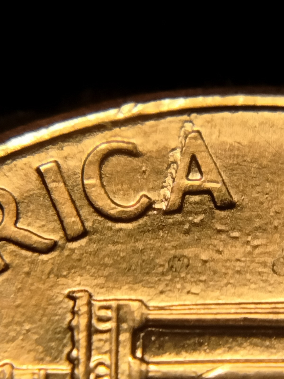 1999 D Lincoln Memorial Cent Struck Thru Grease