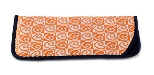 Luv Ya' Hearts Slip-in Soft Eyewear Case in Brown
