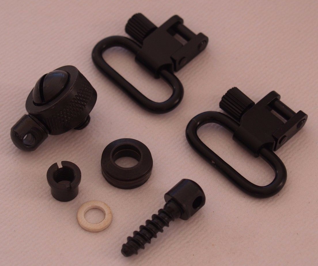 Sling Mounting Kit Universal Shotgun & Rifle Adapter Swivels Bases Stud 5612