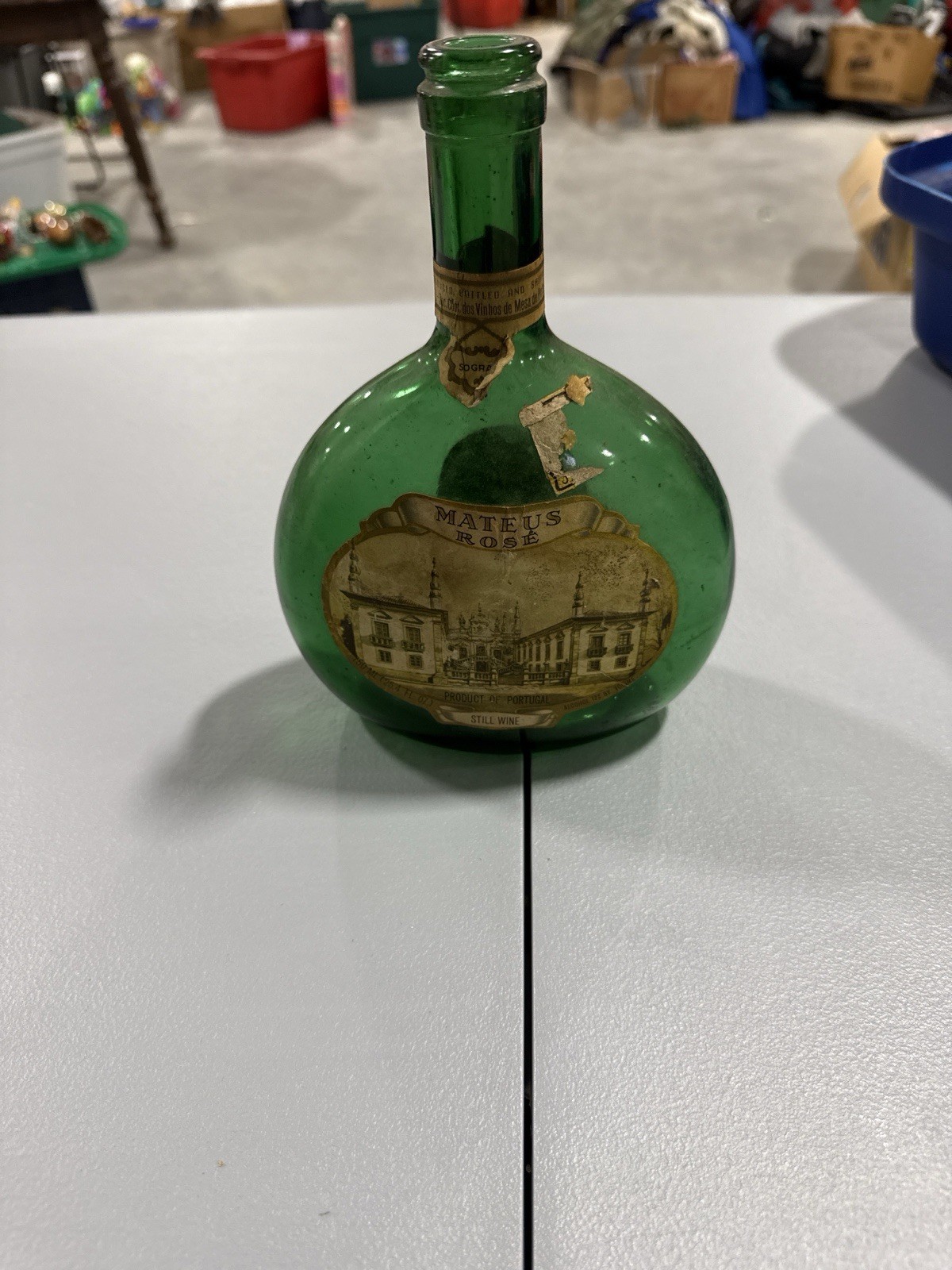Vintage Mateus Rosé Green Glass Bottle 750ml Portugal Sogrape Dreyfus Ashby