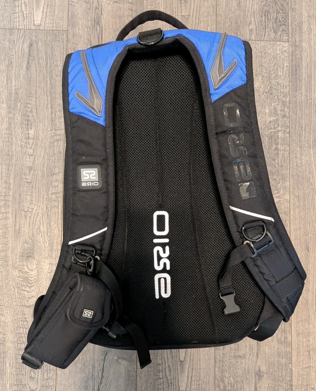 Axio By Harodesign Blue Hardshell Motorcycle / Bike Protective Backpack