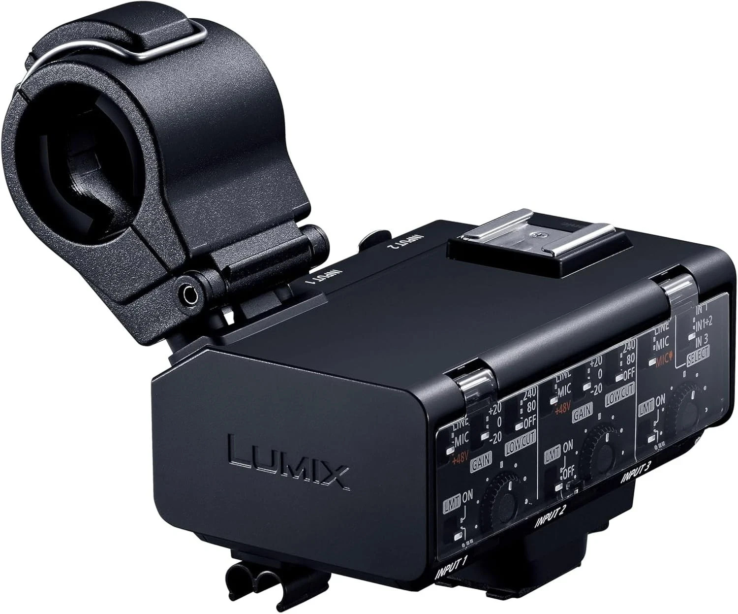 Panasonic DMW-XLR2 LUMIX XLR Microphone Adapter Black 32bit Float Recording