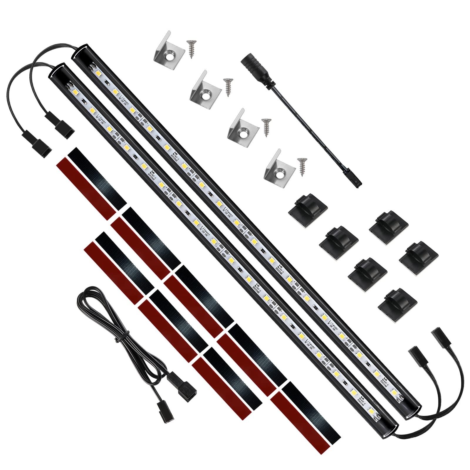 Litever Add-on 12 Inches LED Light Bars LL-027 Safe Lighting Daylight White