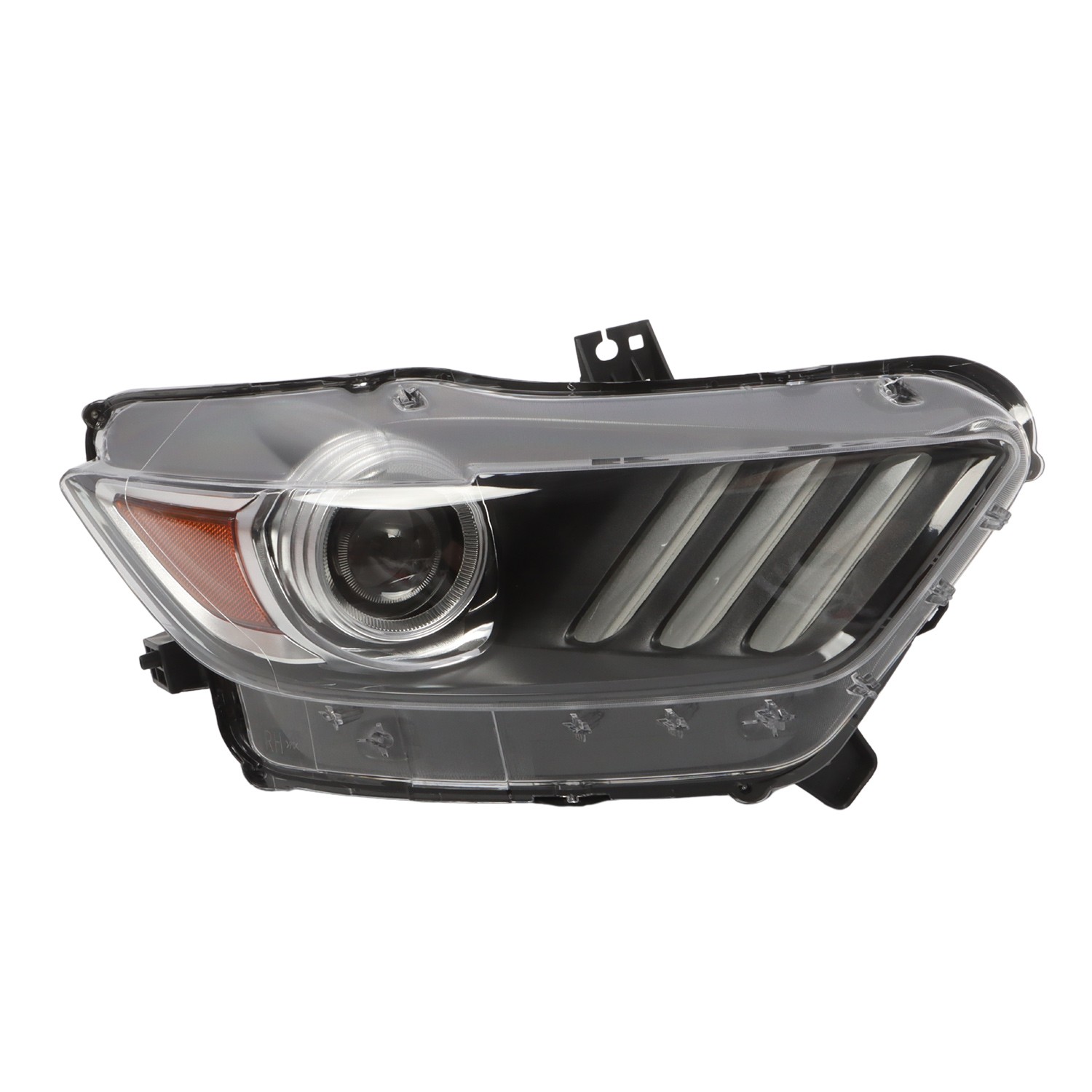 Left+Right Headlights Assembly Pair For Ford Mustang 2015 2016 2017 Clear Lens