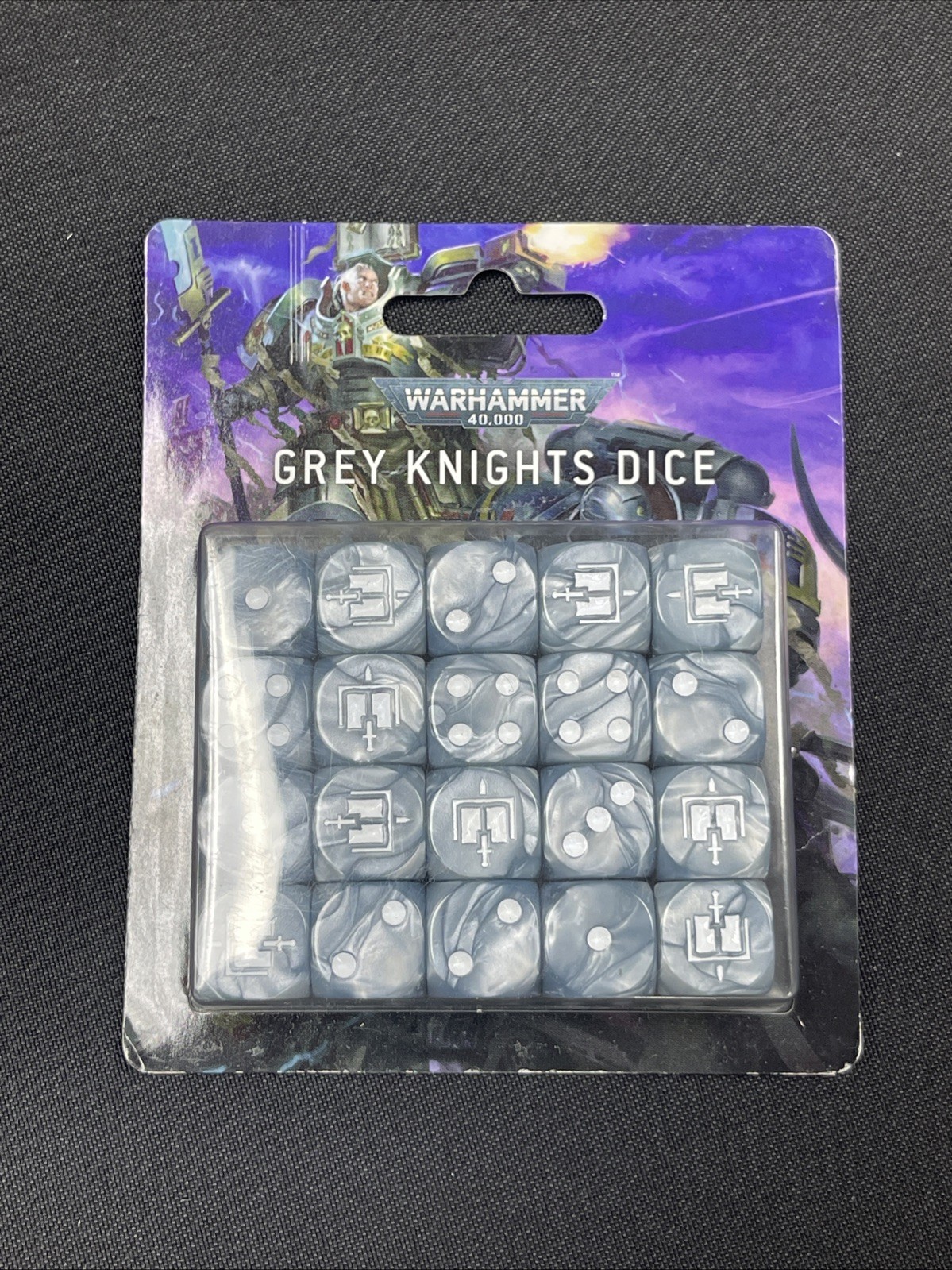 Games Workshop Warhammer 40k Grey Knights Dice NIB Sealed