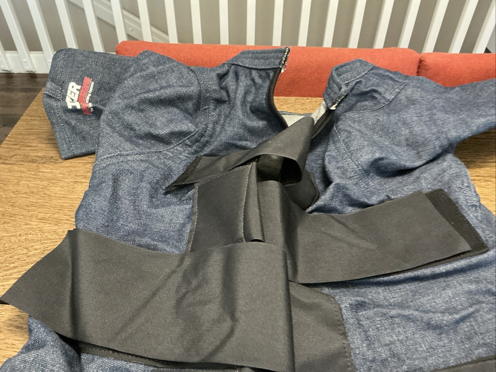 Inzer Advance Designs Double Layer Denim Bench Shirt Adjustable Straps