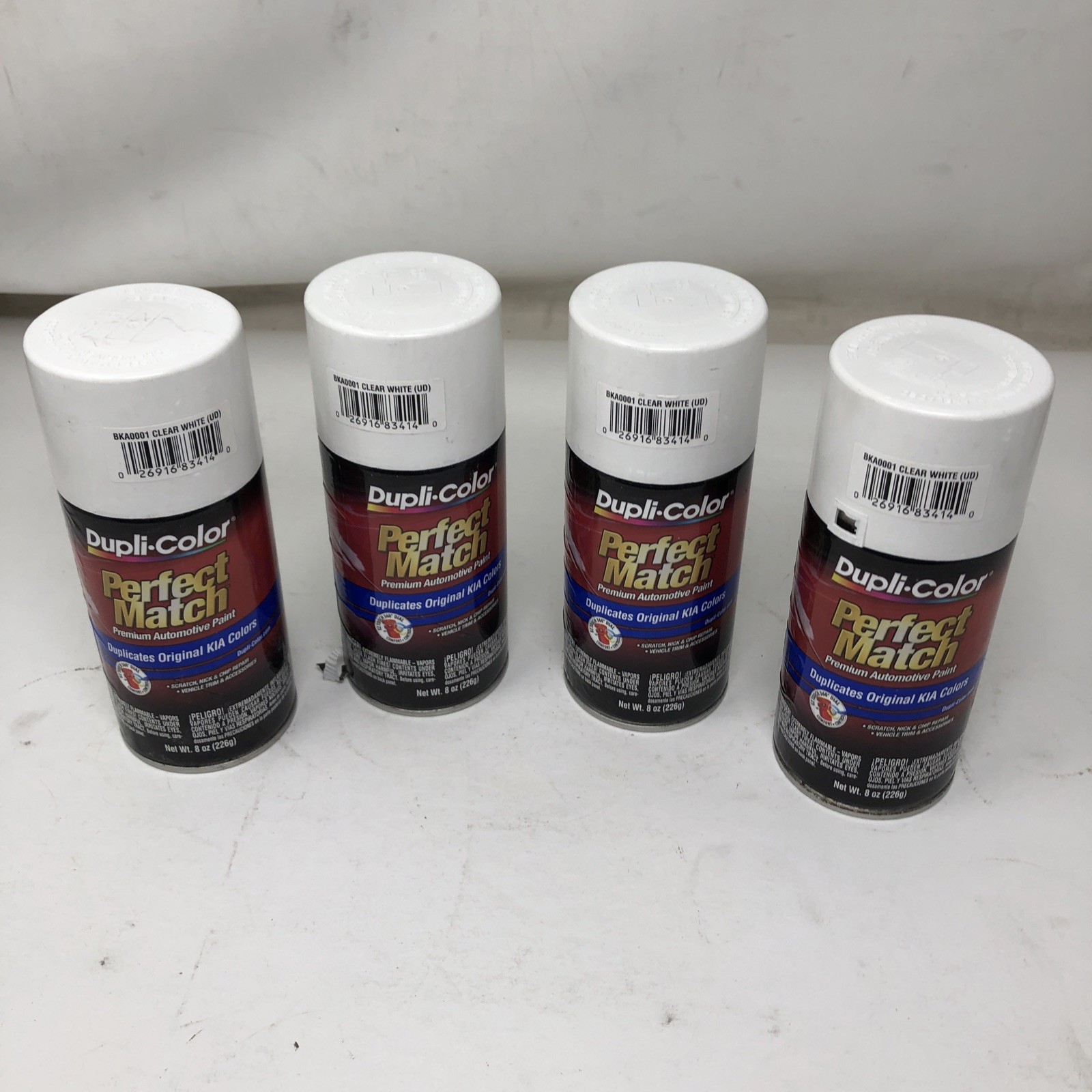 Paint-Dupli-Color Perfect Match Premium Automotive Duplicolor BKA0001 white 4pk