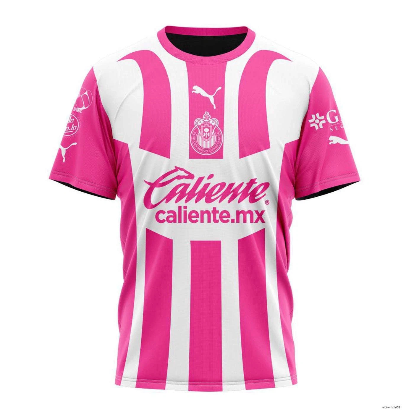 Custom Name & Number LIGA MX Guadalajara 3D Print - All Size