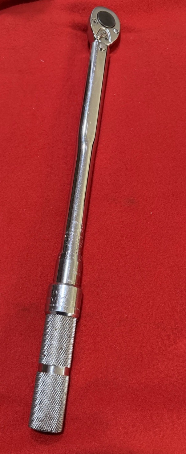 Proto Professional 6016 1/2" Drive 30-150 Ft/Lb. Ratcheting Head Torque Wrench