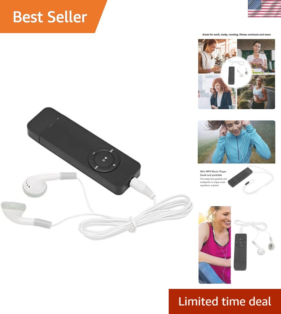 MP3 Player with Lossless Sound, Portable Music Player with 64GB Expandable Me...