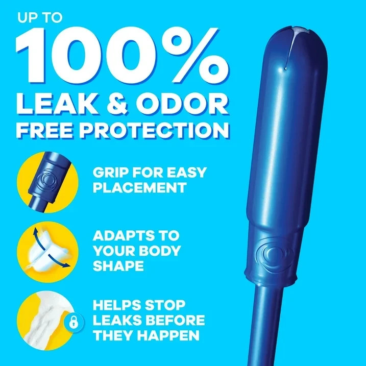 Tampax Pearl Tampons with LeakGuard Braid, Super Plus Absorbency, 36 Count