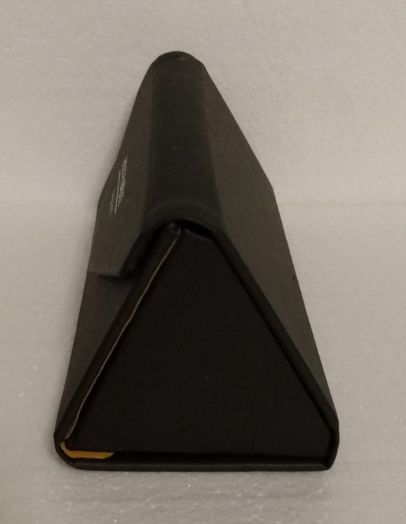 Booth & Bruce Triangle Eye Glass Case Collapsible Greyish Green
