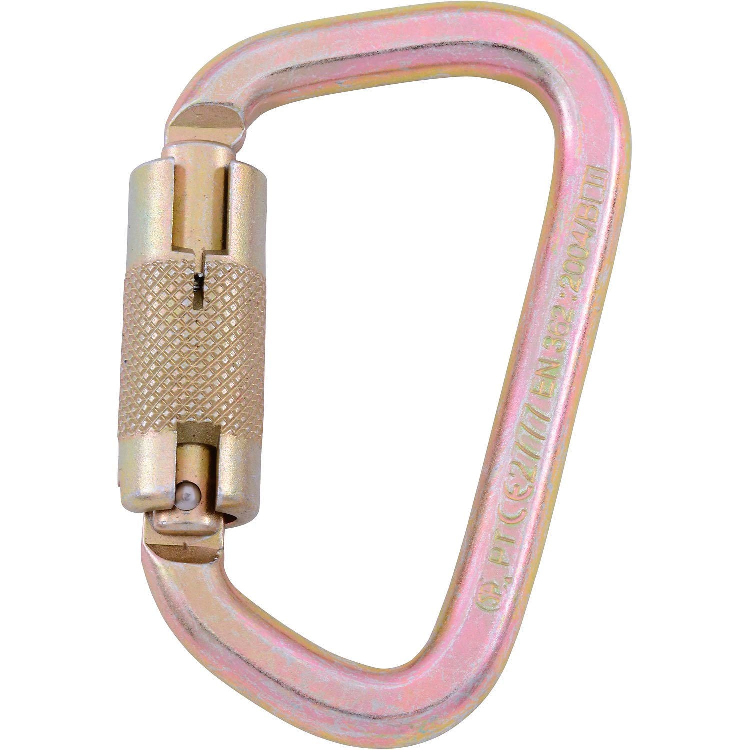 Global Industrial 7/8" Double-Locking Gate Carabiner Self-Closing