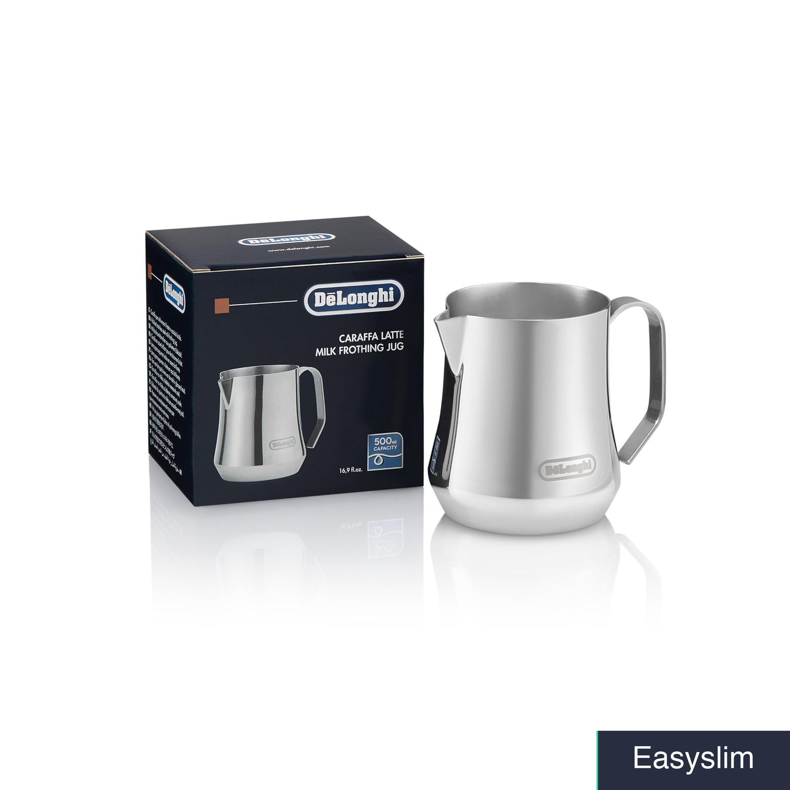 Milk Frothing Pitcher 17 oz 500ml Stainless Steel Ergonomic Handle