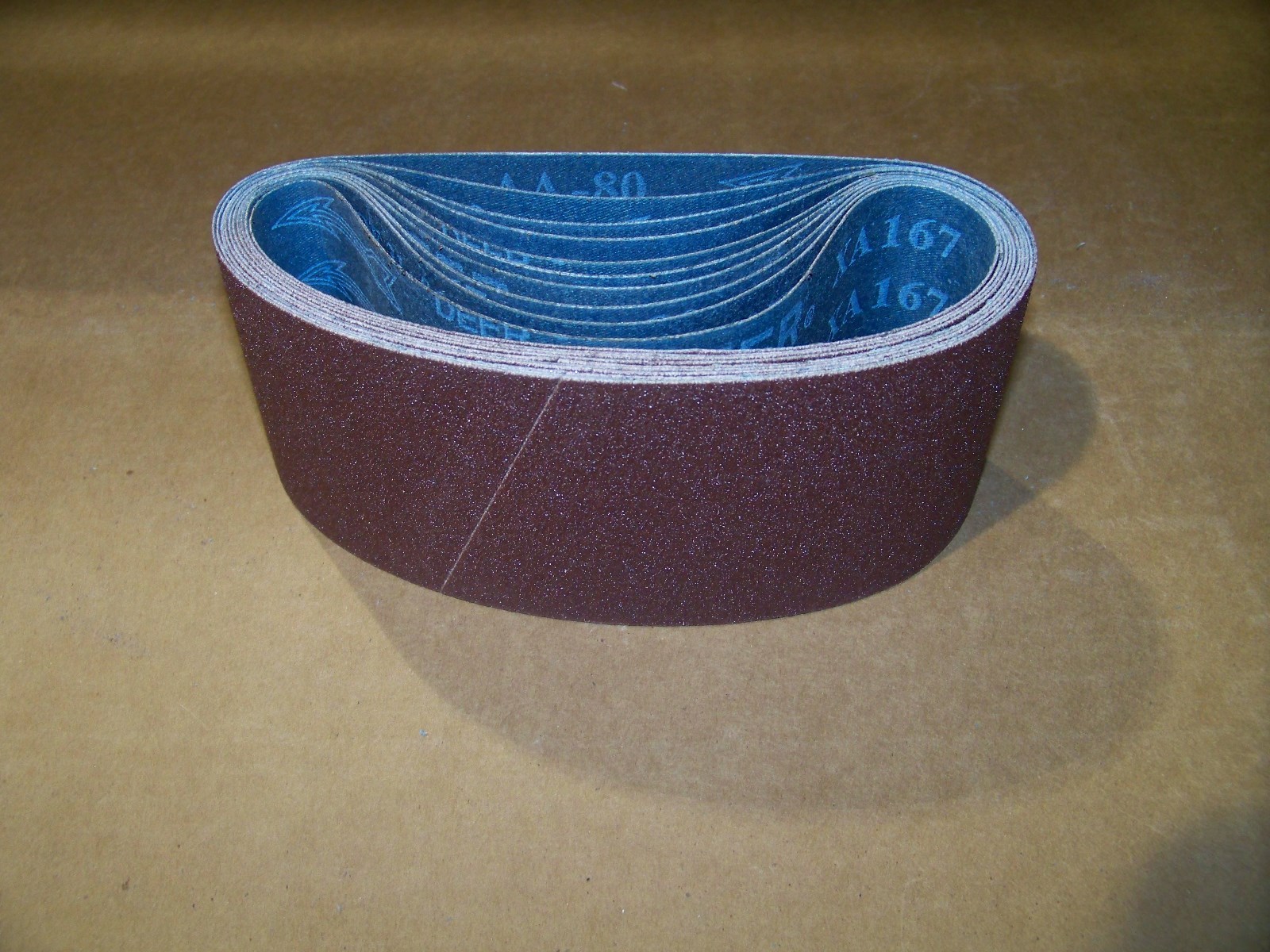 PREMIUM  A/O,  X-WEIGHT  SANDING  BELTS  3" X 21",  10 - PACK,  150-GRIT