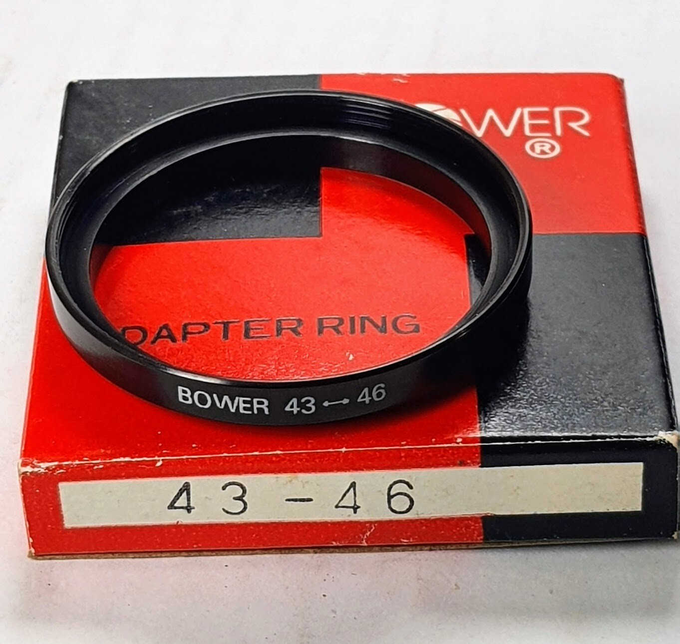 43-46mm Metal Step Up Lens Filter Converter Adapter Ring 43mm-46mm  43-46 Bower