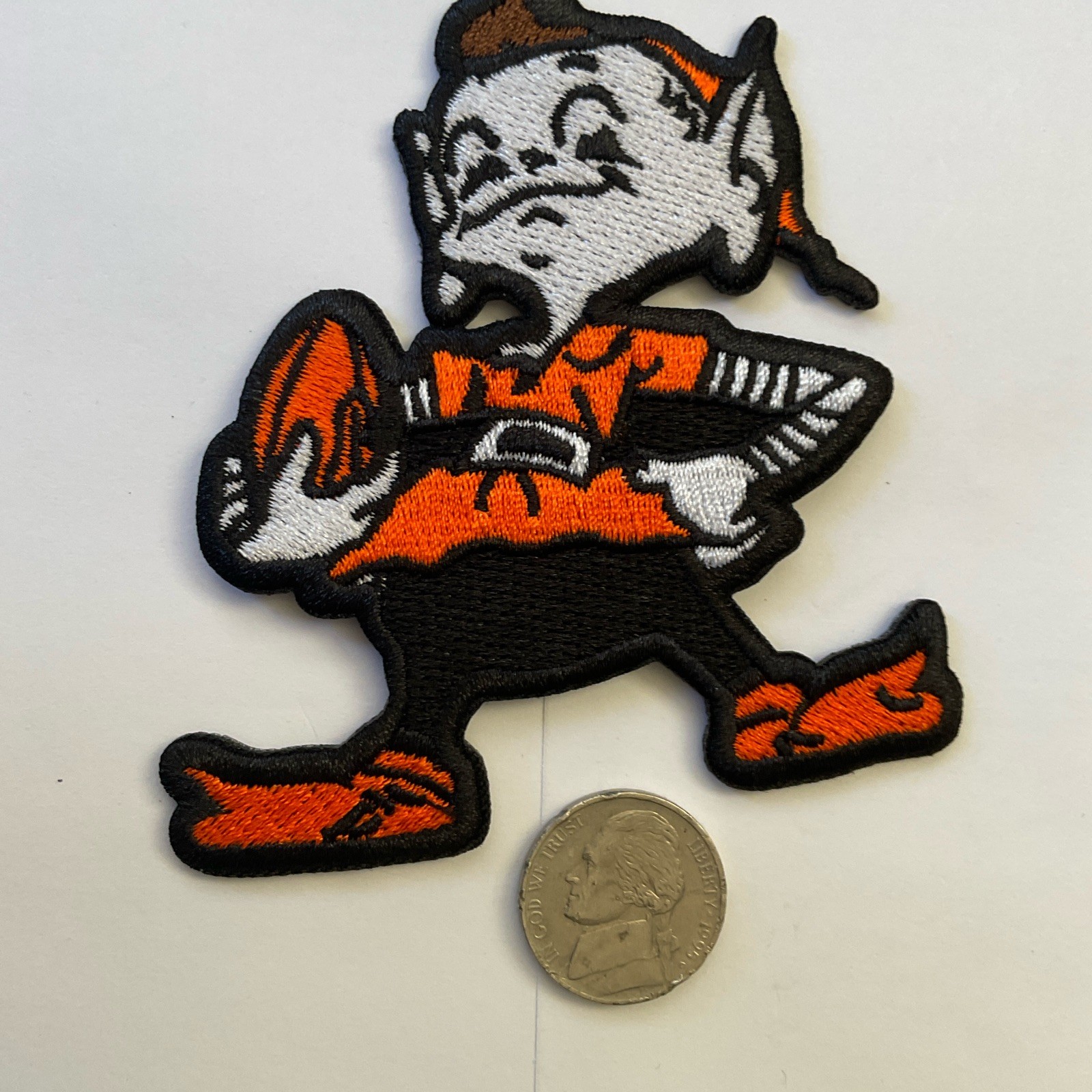 Cleveland Browns  embroidered iron on Patch  Vintage NFL 3.5” X 3”