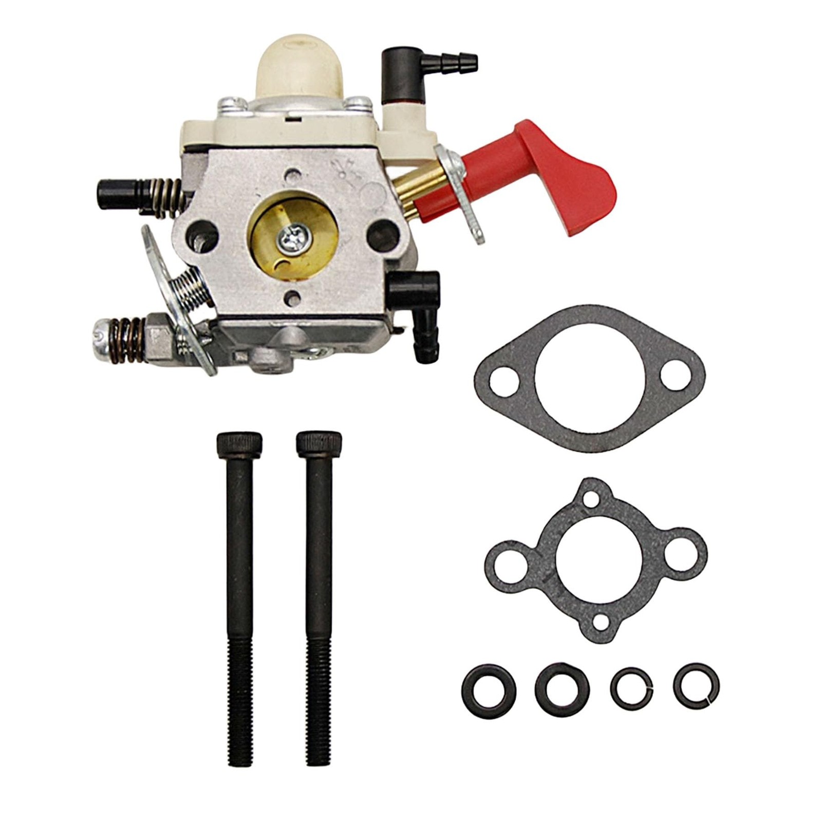 FLMLF Carburetor 32-71CC Red Fit Walbro 1107 1191 Zenoah CY For HPI BAJA RV K...